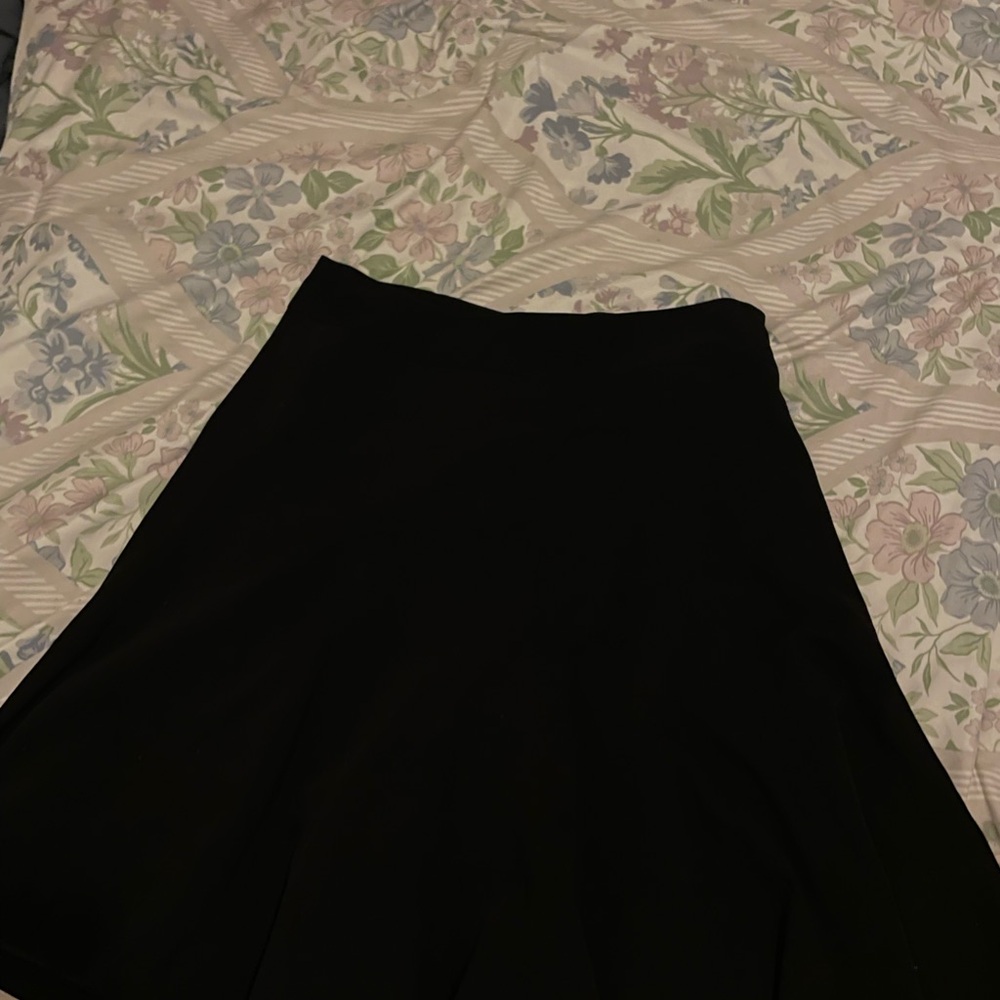 Rafaella Black A-Line Mini Skirt Vintage